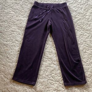 Eggplant Velvet Feel Lounge Pants